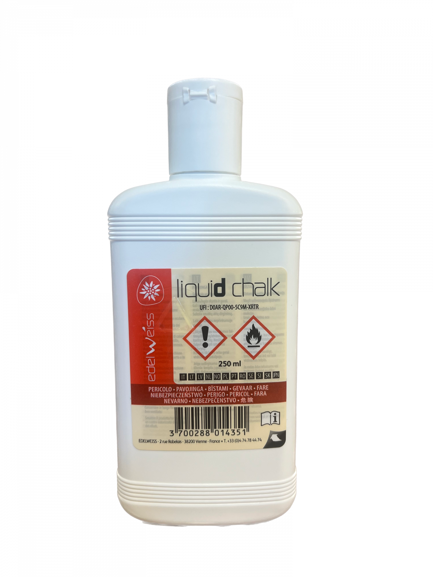 Edelweiss Liquid chalk 250 ml Treningspartner